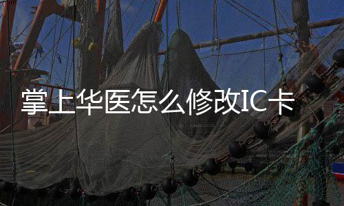 掌上怎么掌上修改修改华医华医方法卡 卡的